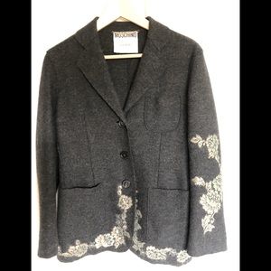 Moschino couture grey blazer/jacket